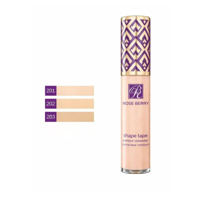 Rose Berry Shape Tape Contour Concealer