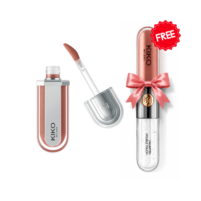 KIKO 3D Hydra Xtreme Lipgloss + FREE GIFT KIKO Double Touch 103