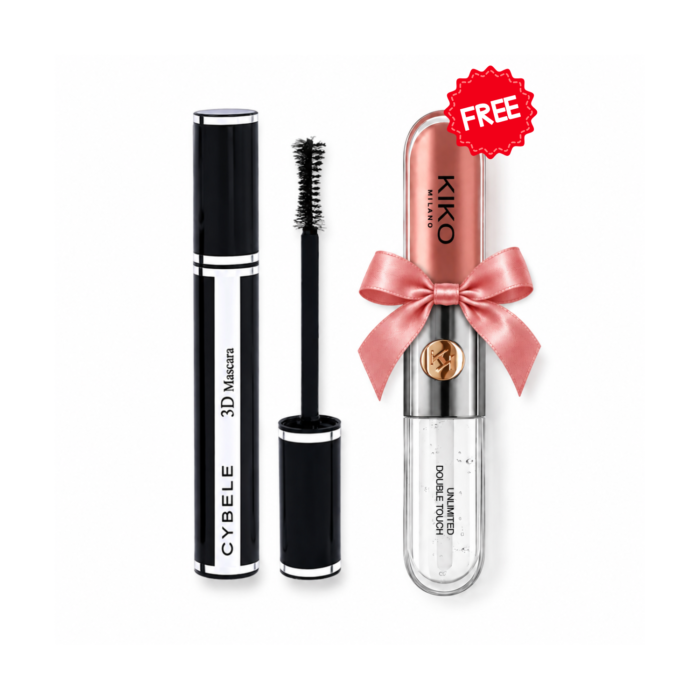 CYBELE 3D Mascara + FREE GIFT KIKO Double Touch 103